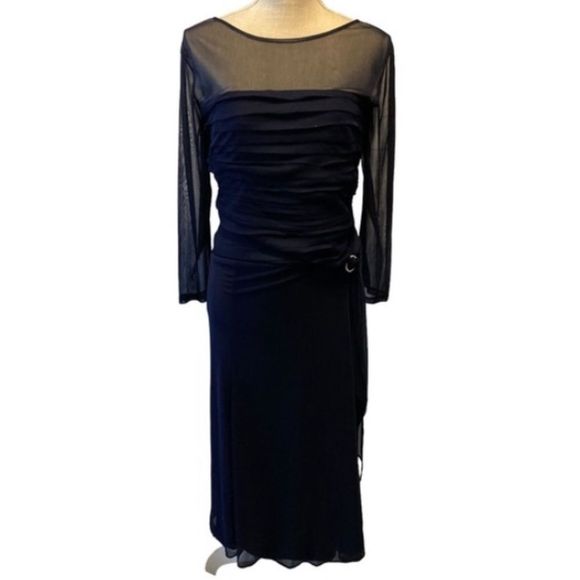 Scarlett Navy Formal Dress NWT - Picture 4 of 10
